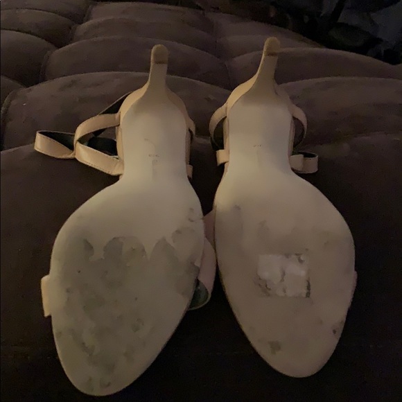 Rebecca Minkoff Nude Rosie Heels 9 EUC - Picture 4 of 8